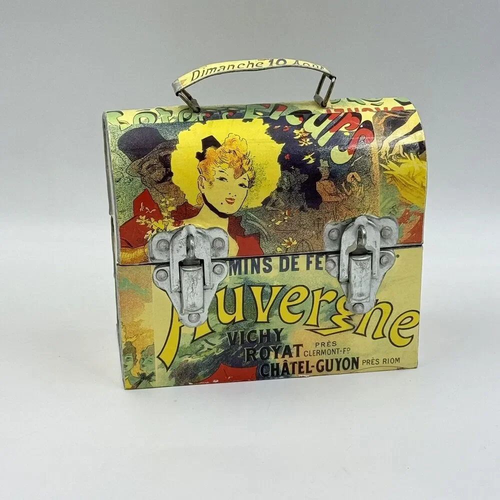 Vintage Galvanized Tin Storage Lunch Box by The MacBeth Collection - Picture 14 of 17